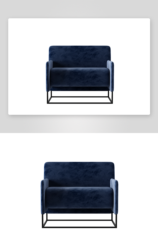 沙发椅单人模型9-众图网