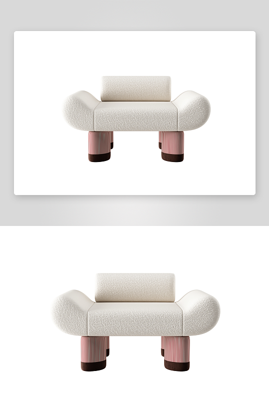 沙发椅单人模型12-众图网