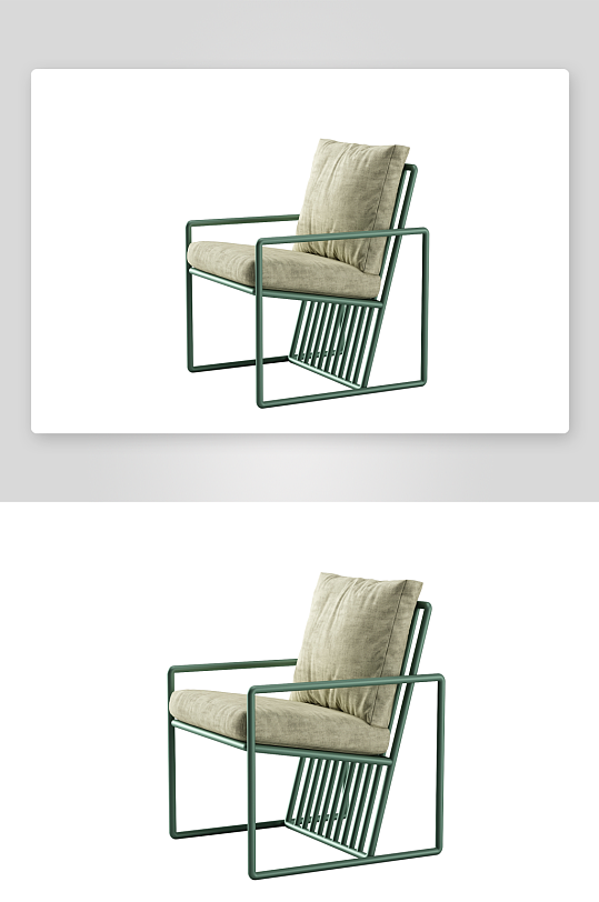 沙发椅单人模型15-众图网