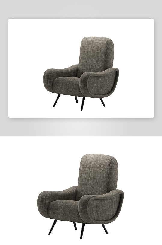 沙发椅单人模型16-众图网