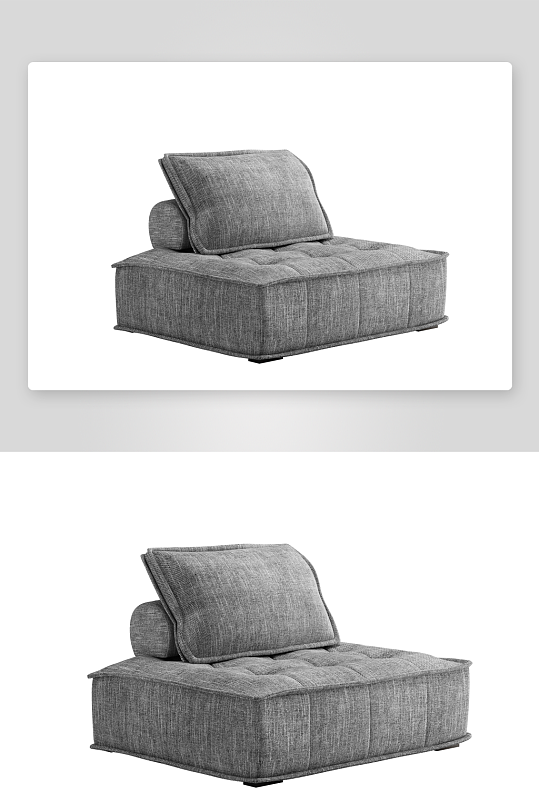 沙发椅单人模型设计-众图网