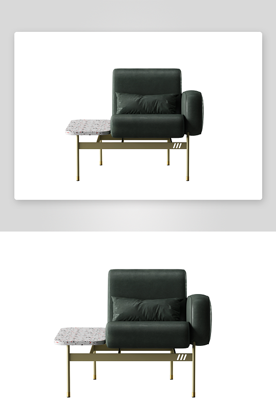 沙发椅单人模型传统-众图网