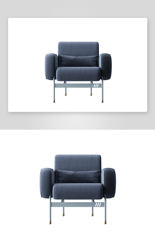 沙发椅单人模型传统-众图网