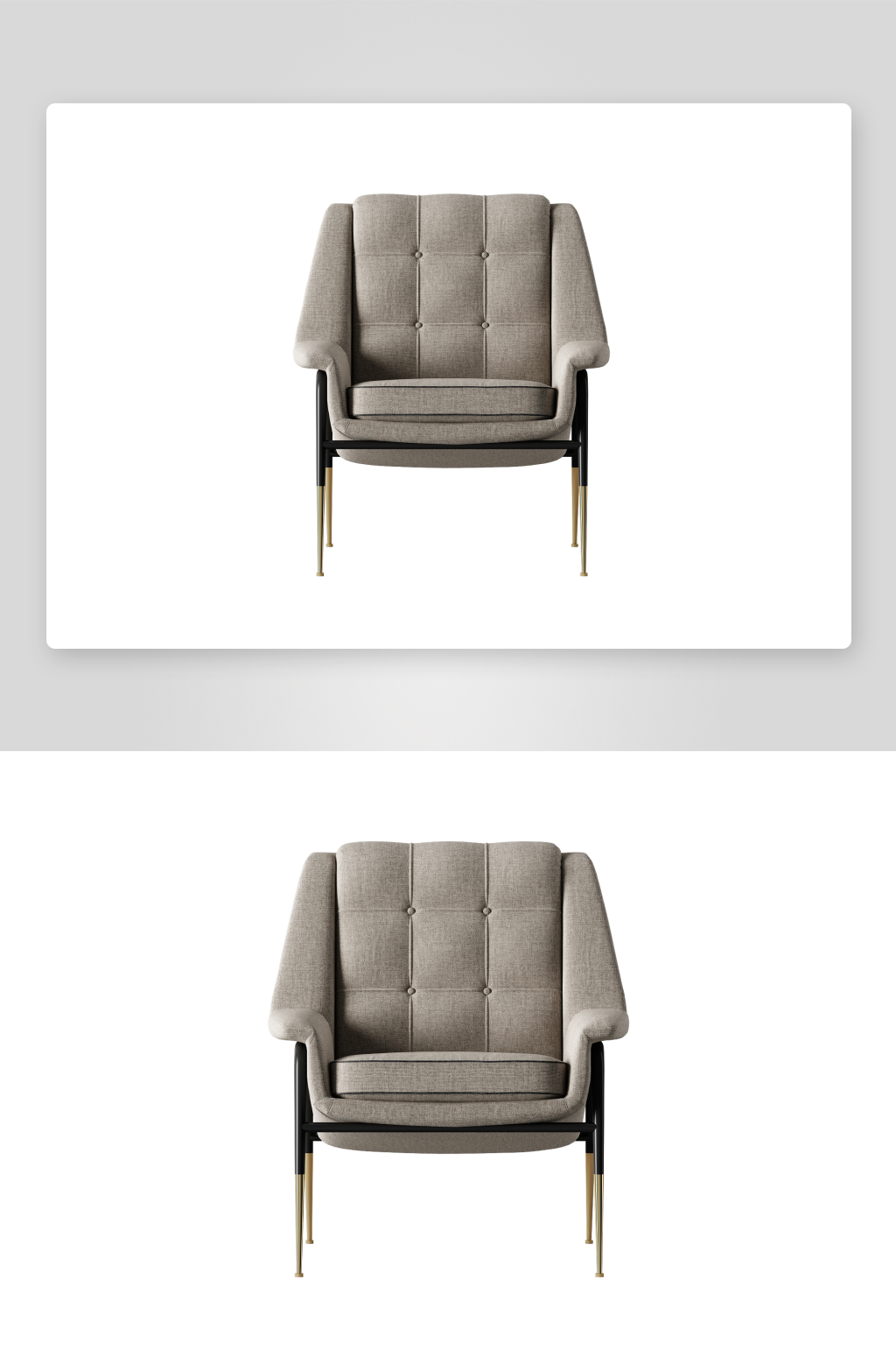 沙发椅单人模型传统素材