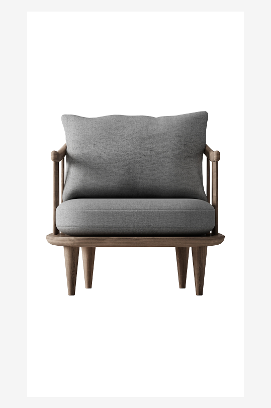 沙发椅单人模型舒适-众图网