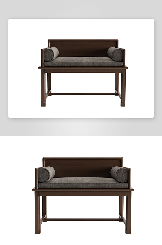 现代风沙发椅单人模型-众图网