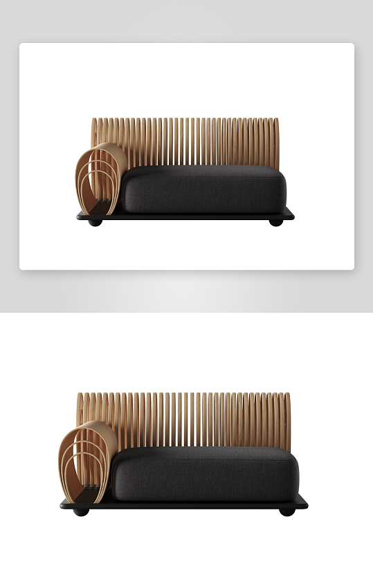 现代风沙发椅单人模型-众图网