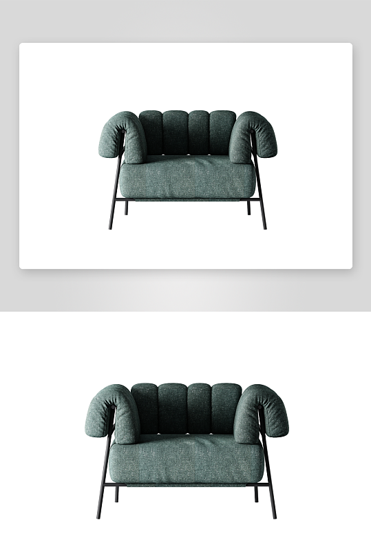 沙发椅单人模型83-众图网