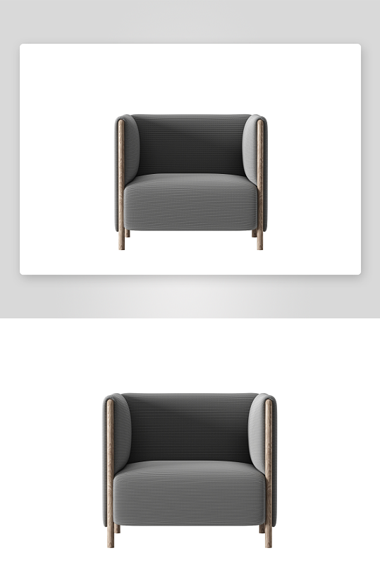 沙发椅单人模型84-众图网