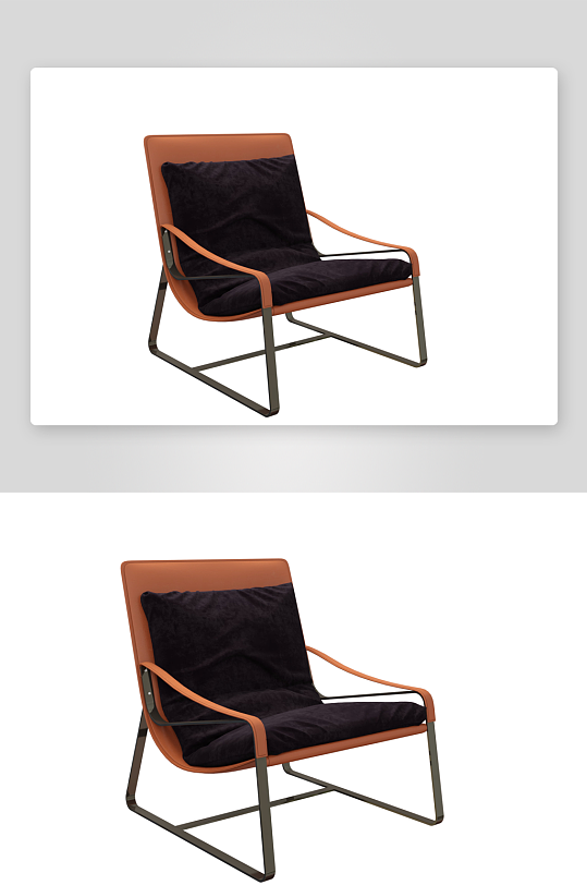 沙发椅单人模型92-众图网