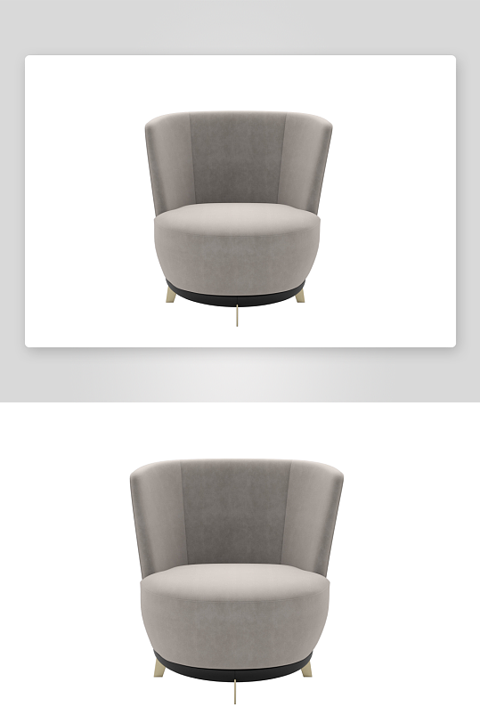 沙发椅单人模型93-众图网