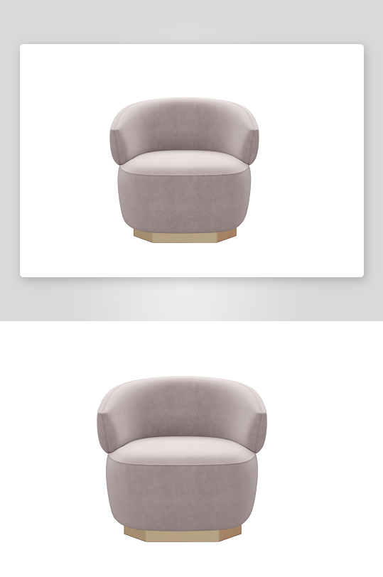 沙发椅单人模型96-众图网