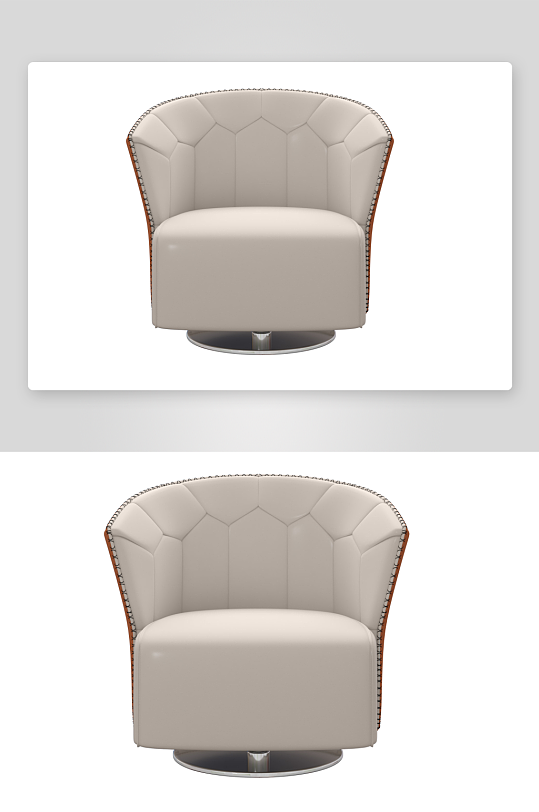 沙发椅单人模型101-众图网