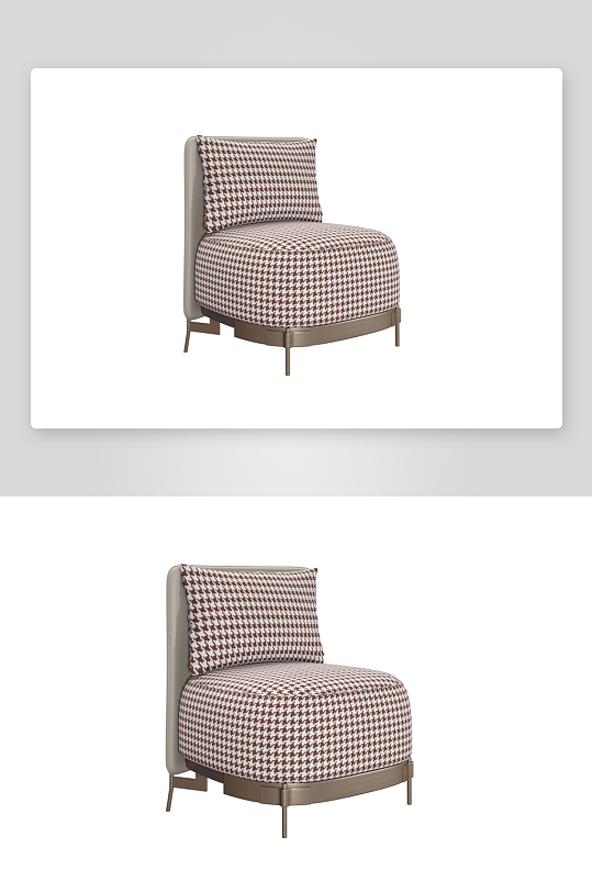 沙发椅单人模型102-众图网