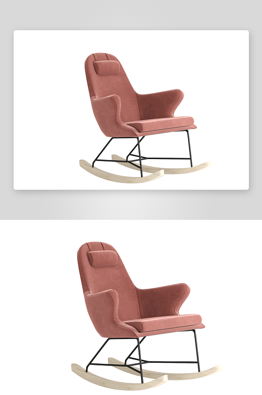 沙发椅单人模型110-众图网