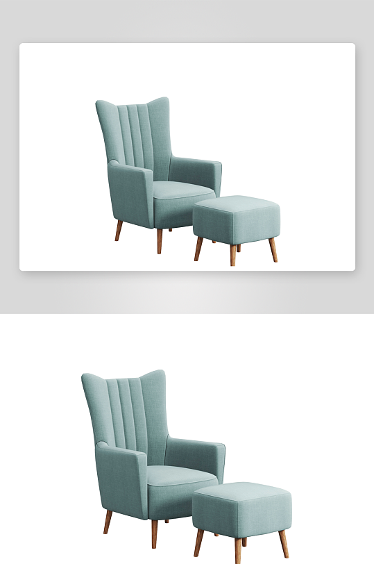 沙发椅单人模型111-众图网