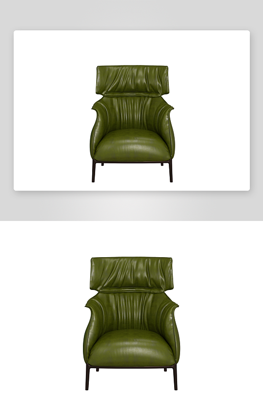 现代风沙发椅单人模型-众图网