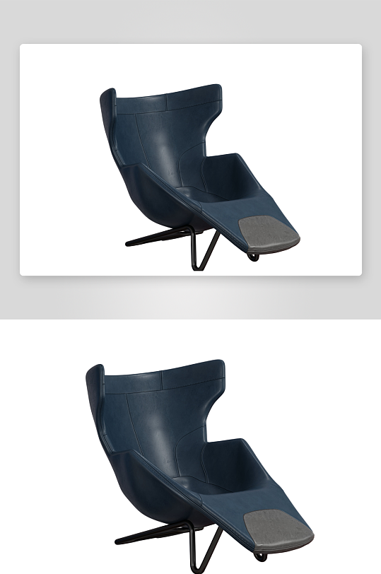 现代风沙发椅单人模型-众图网