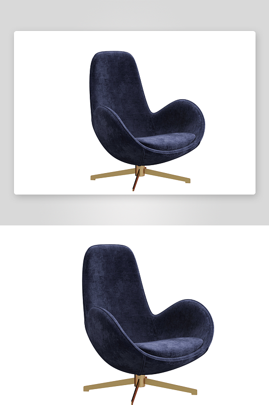 现代风沙发椅单人模型-众图网