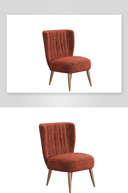 现代风沙发椅单人模型-众图网