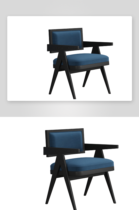 现代风沙发椅单人模型-众图网