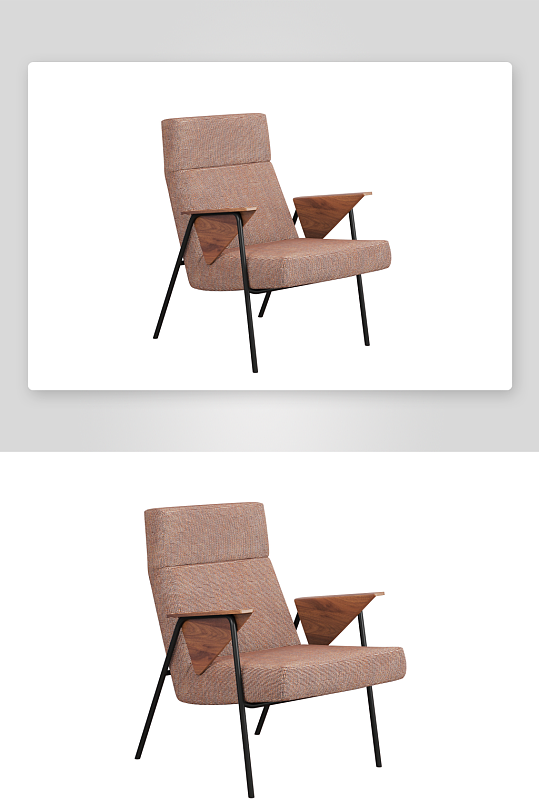 现代风沙发椅单人模型时尚-众图网