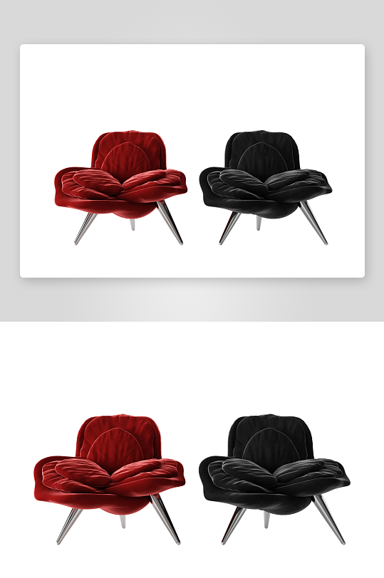 沙发椅单人模型舒适-众图网