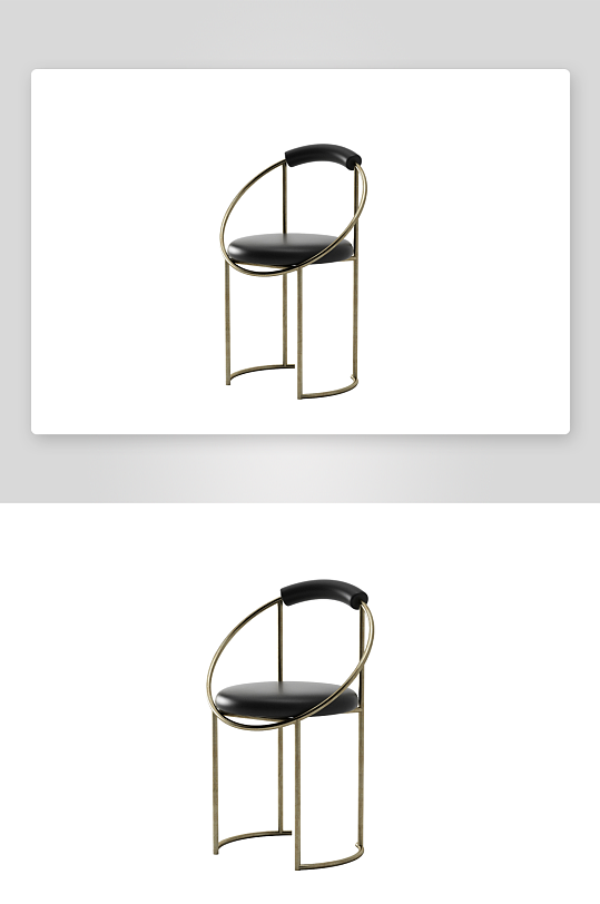 沙发椅单人模型简单-众图网