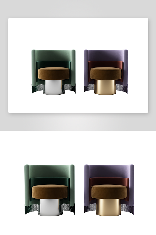 沙发椅单人模型恢宏-众图网