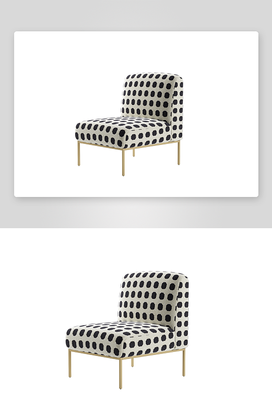 现代风沙发椅单人模型变点-众图网