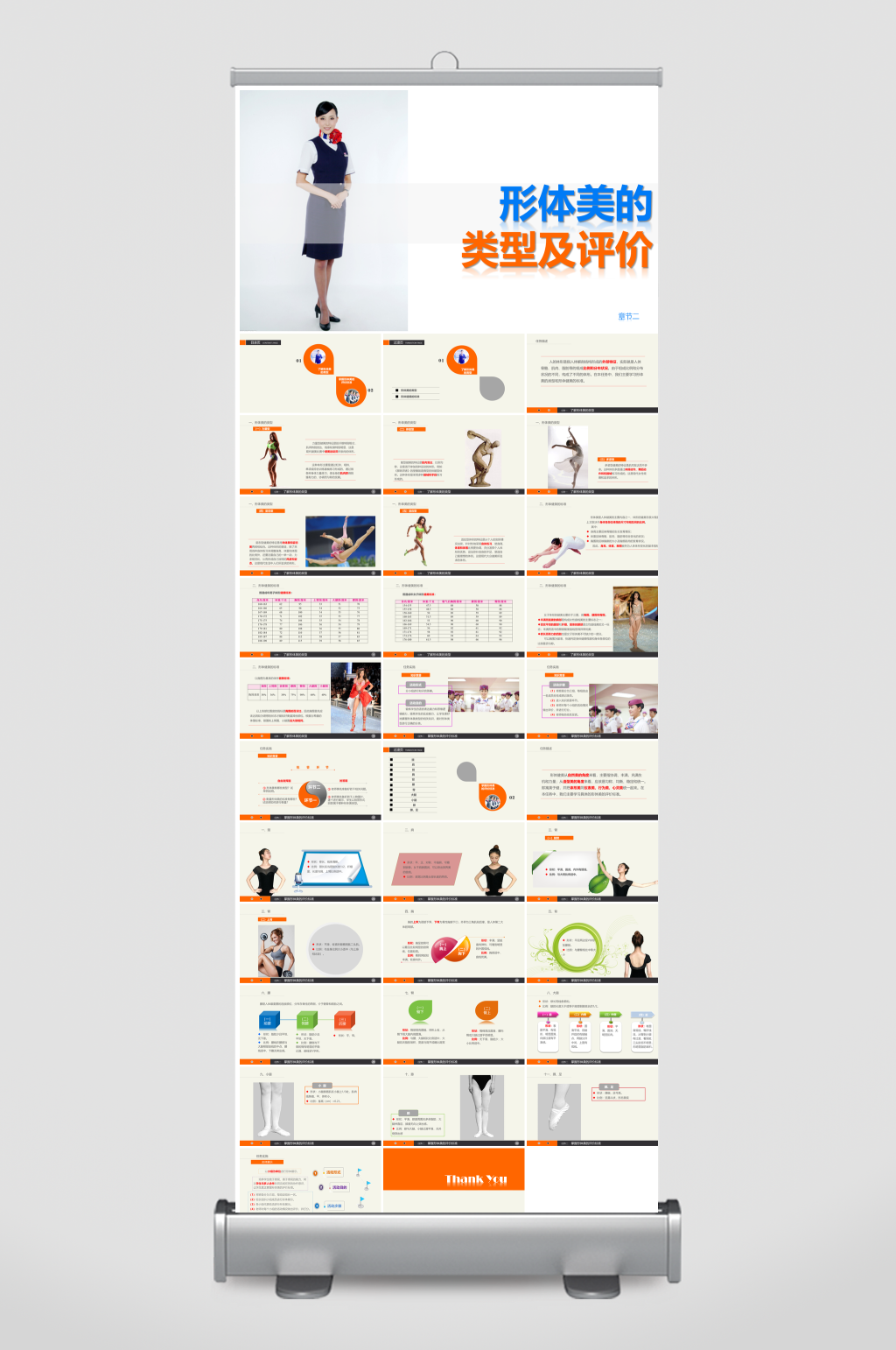 章节二形体美的类型及评价素材