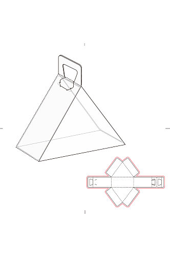 包装盒设计盒型展开图模切刀模刀线模板