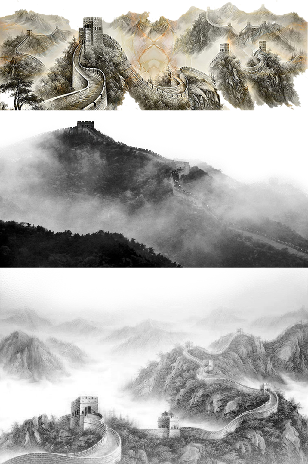 中国水墨画背景素材_中国水墨画背景模板_中国水墨画背景设计图片免费