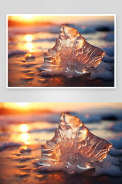 创意高清冰块摄影图片