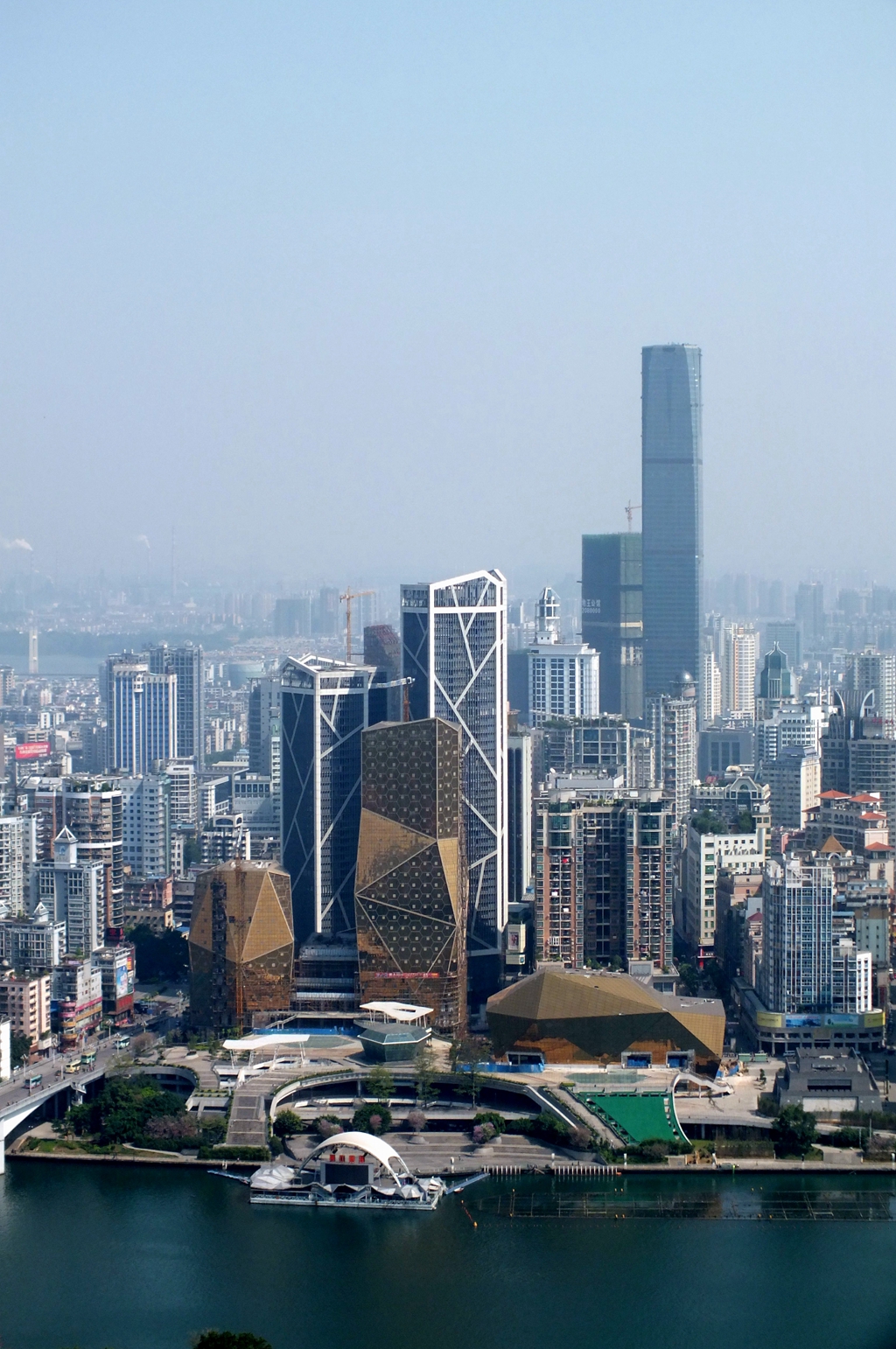 广西柳州城市建筑风光素材
