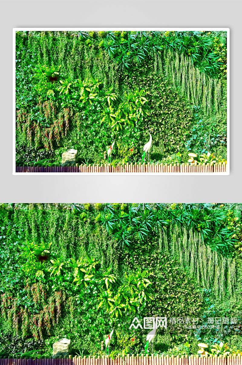 绿植背景墙装饰背景墙素材