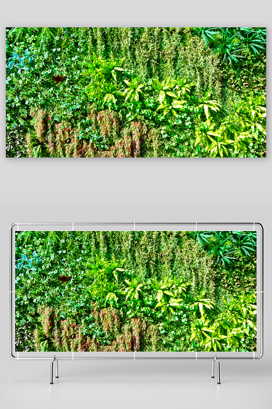 綠植背景墻圍墻工地圍墻