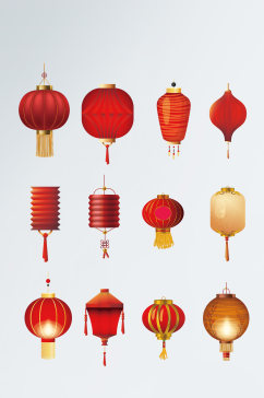 中式传统灯笼套图