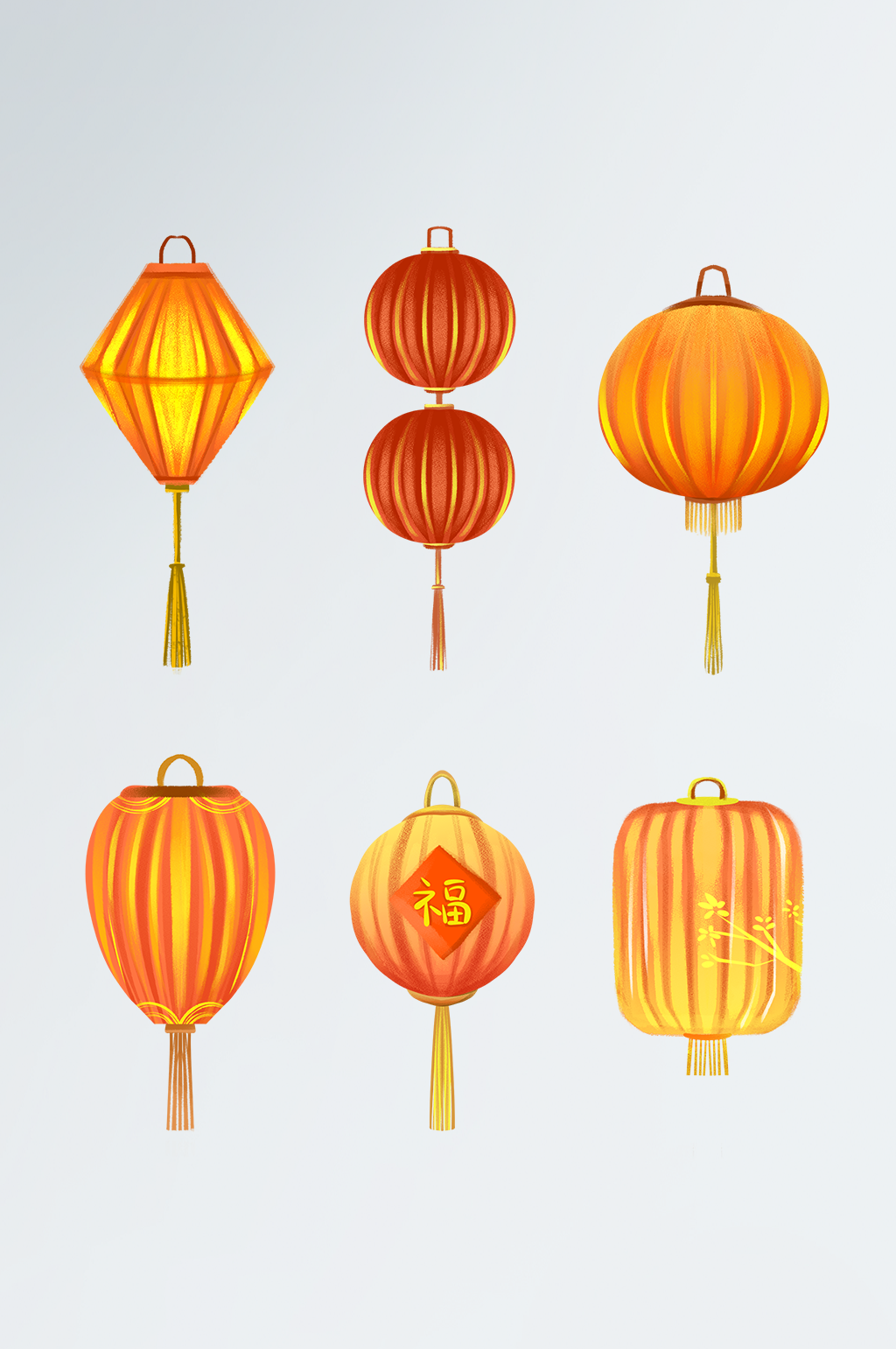 中式喜庆节日灯笼图片