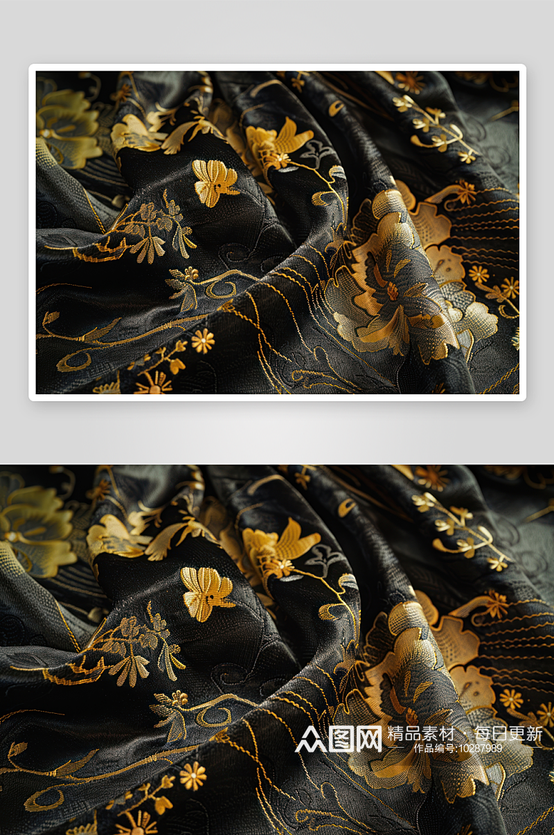 丝滑唯美高档丝绸花朵布纹背景素材