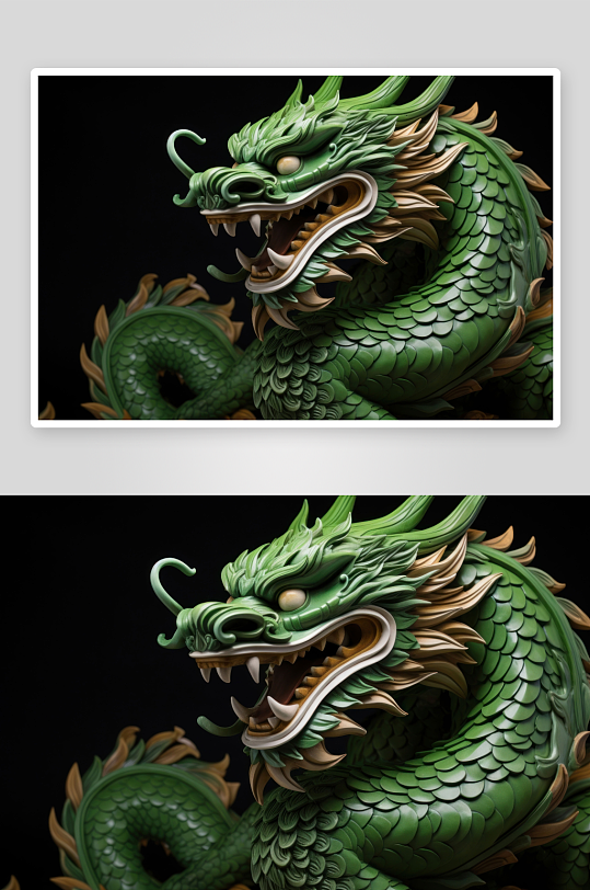 立体3d龙雕塑传统-众图网