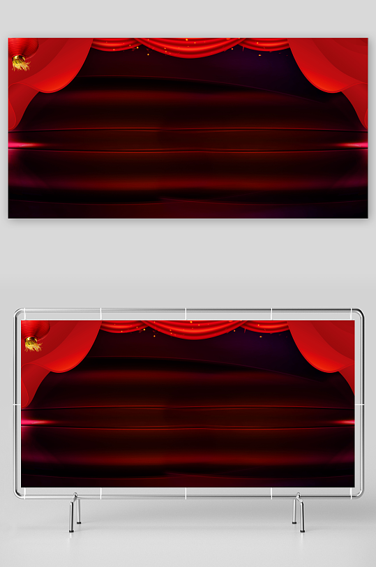 喜庆节日新年背景-众图网