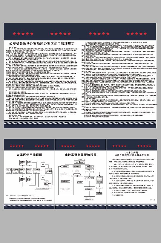 公安局派出所公安机关管理制度牌