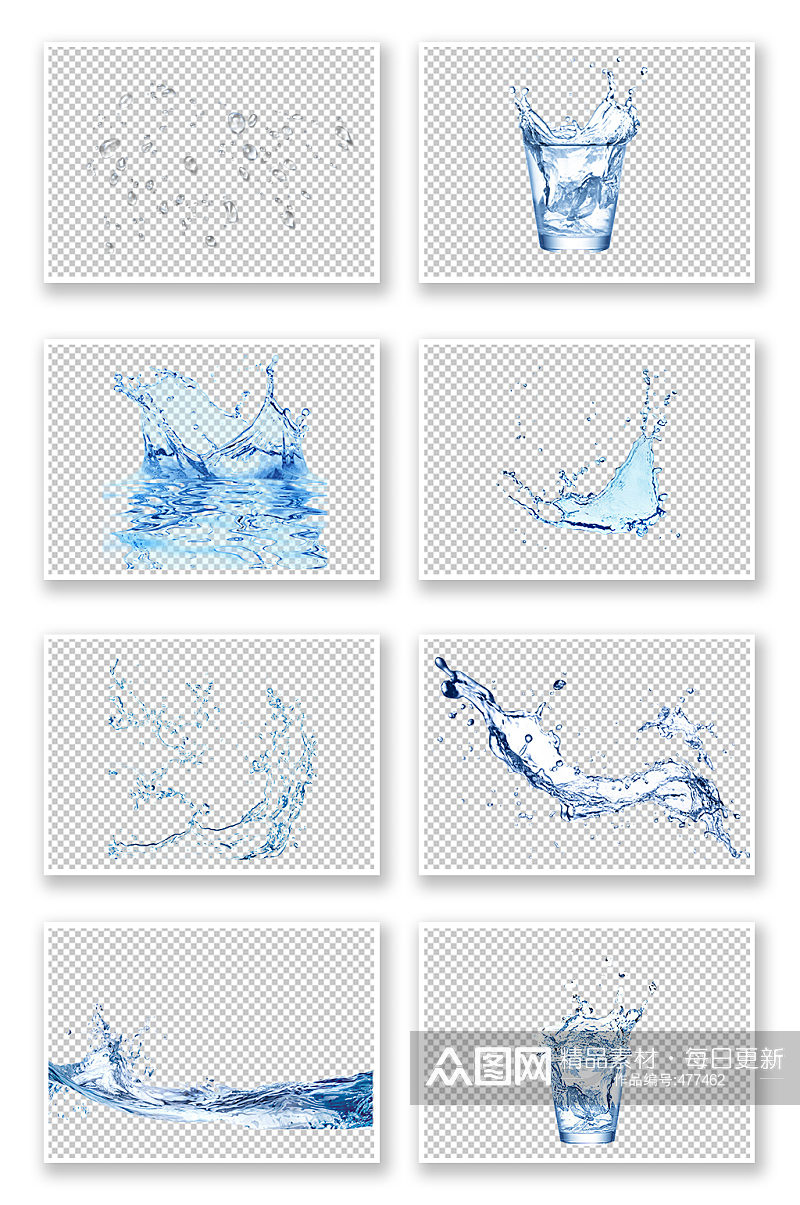 透明水滴水珠素材素材