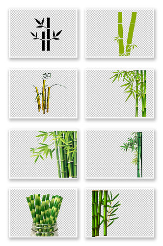 中国风竹子绿色竹子