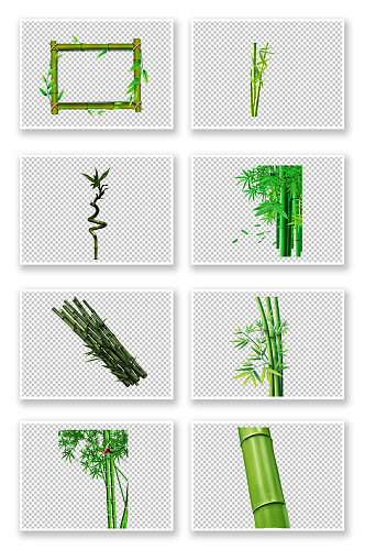 竹框传统竹子素材