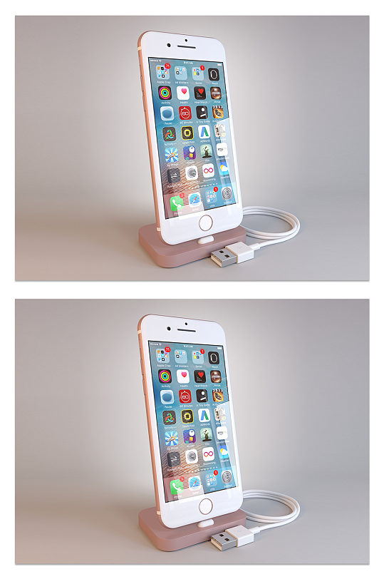 手机支架模型c4d-众图网