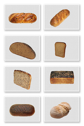 欧式面包切片全麦面包