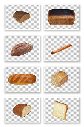 欧式全麦面包法式面包切片