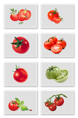 西红柿水果实拍展示